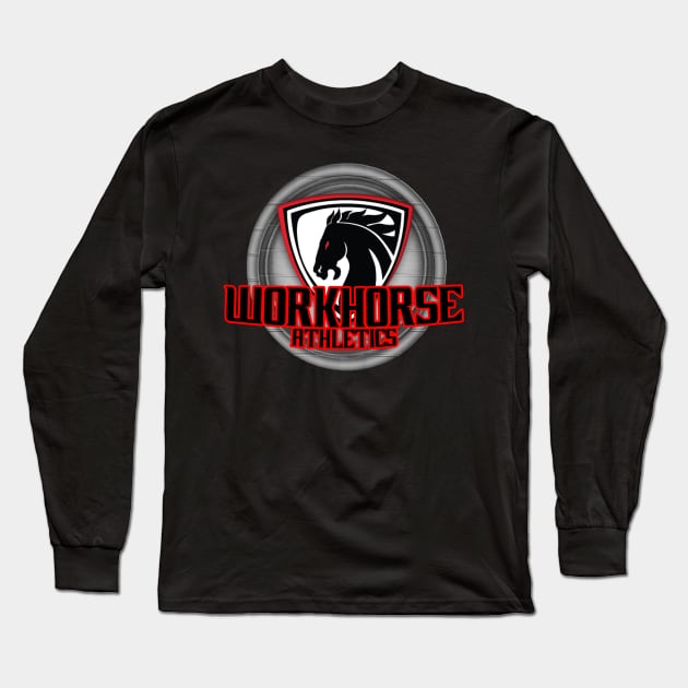 Workhorse Athletics Circle Logo Long Sleeve T-Shirt by IamWorkhorse